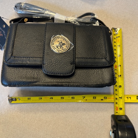 Beverly Hills Polo Club Black Crossbody Bag - Picture 6 of 7